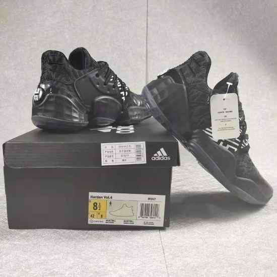 James Harden IV Men Basketball Shoes Black-2